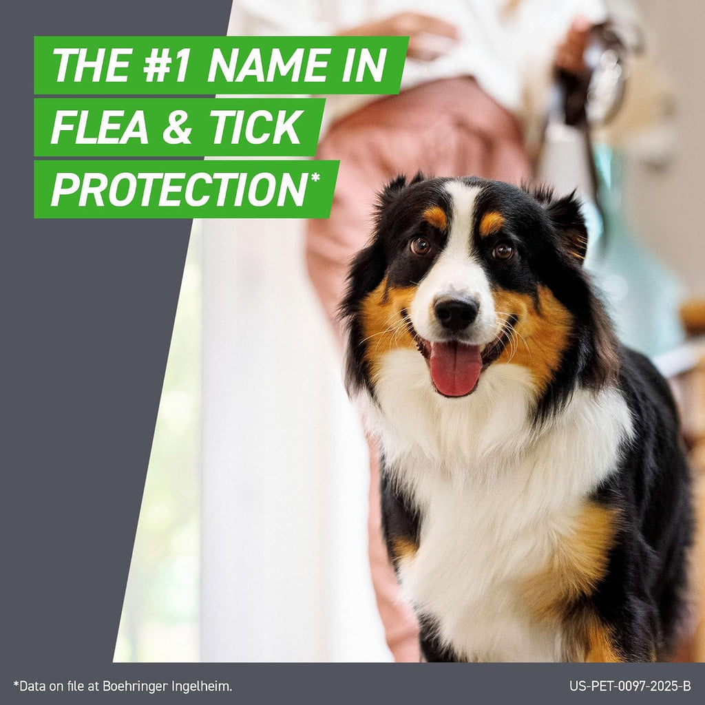 FRONTLINE Plus Flea and Tick Treatment for Medium Dogs 23–44 lbs – 6 Doses, New