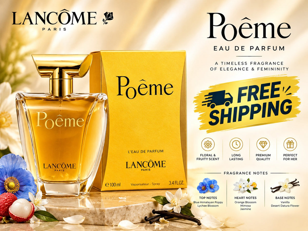 Lancôme Poême Eau de Parfum for Women 3.4 oz / 100 ml – Vintage Fragrance