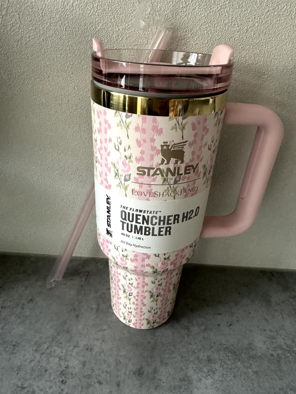 Stanley x LoveShackFancy Quencher H2.0 FlowState 40 oz – Blooming Heirloom