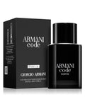 Giorgio Armani Code Parfum for Men – Refillable Woody Aromatic Fragrance