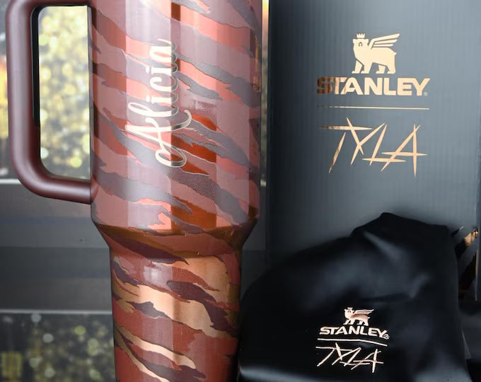 X Tyla Tyger 40 oz Tumbler – Limited Edition Reusable Insulated Cup