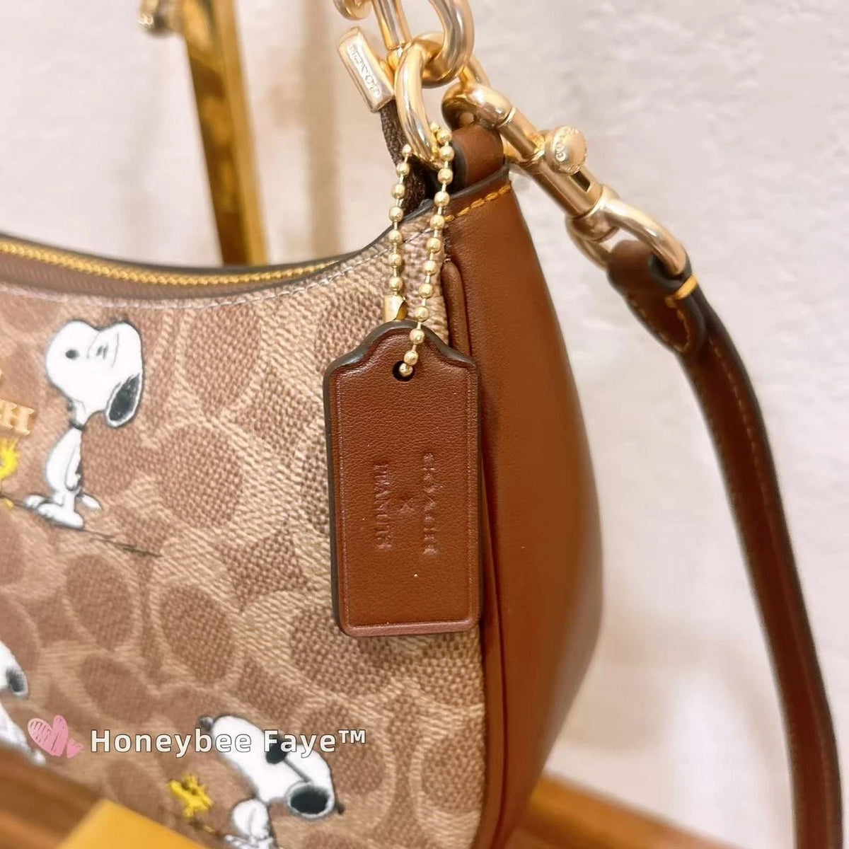 COACH x Peanuts Teri Shoulder Bag – Signature Canvas with Snoopy Print