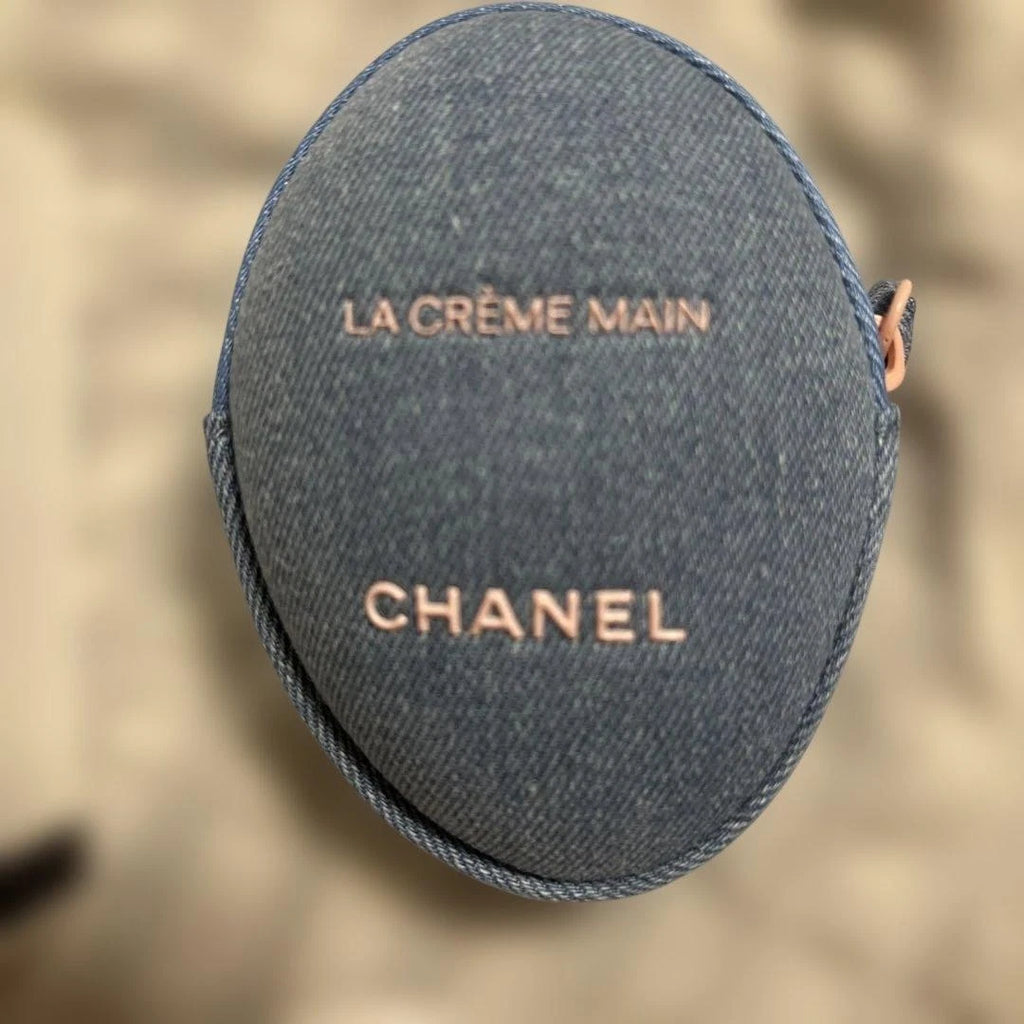 CHANEL LA CRÈME MAIN Hand Cream 50ml with Denim Pouch – 2026 Denim Collection BNIB