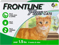 FRONTLINE Plus Flea and Tick Treatment for Cats Over 1.5 lbs. – 6 Treatments, New